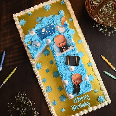 Boss Baby Number Cake Boss Baby Number Cake