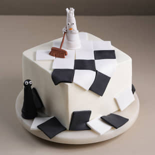 Checkmate Chess Cake