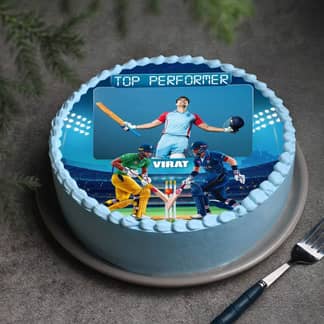 Cricket Frenzy Photo Cake Cricket Frenzy Photo Cake