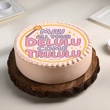 Delulu Becomes Trululu Cake Delulu Becomes Trululu Cake