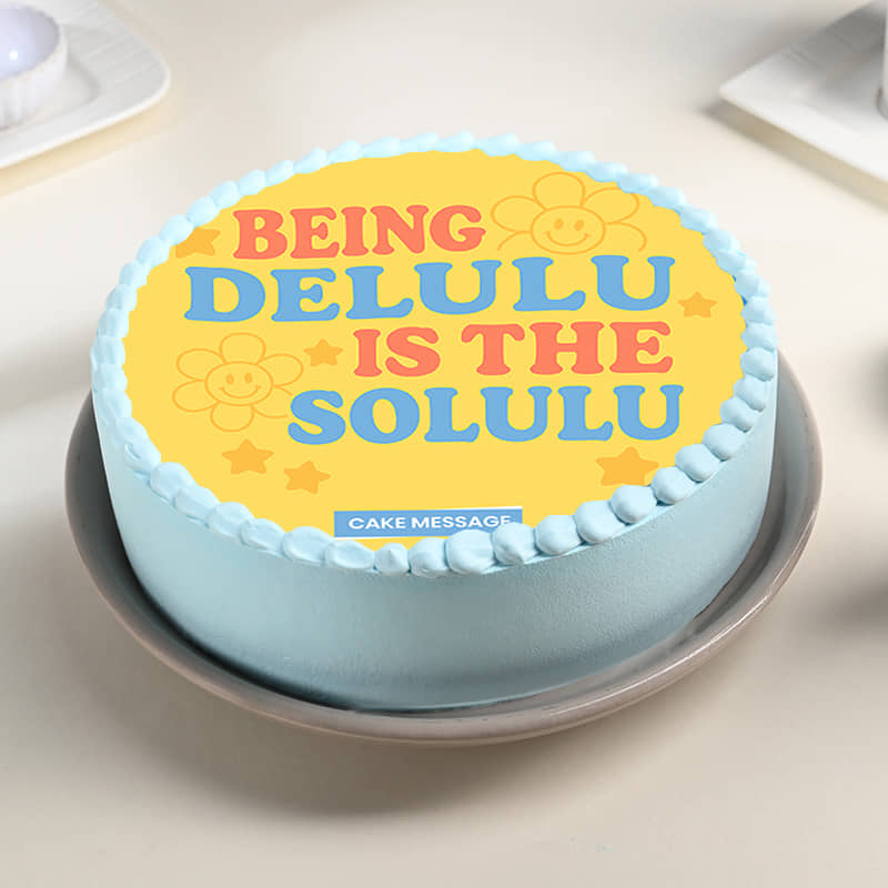 Delulu Is The Solulu Cake Delulu Is The Solulu Cake
