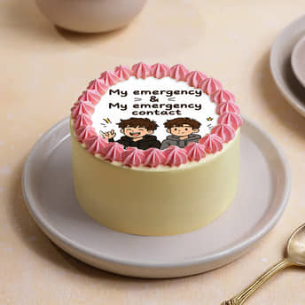 Emergency Contact Quirky Bento Cake