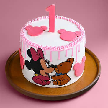 First Birthday Minnie Cake