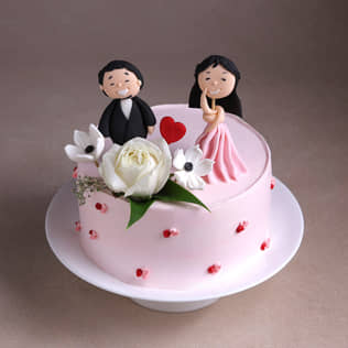 Flowers N Smiles Anniversary Cake Flowers N Smiles Anniversary Cake