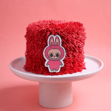 Fluffy Labubu Fur Cake Fluffy Labubu Fur Cake