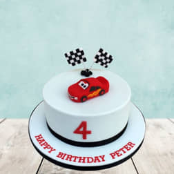 Car Race Cake Order Fondant Car Race Cake Online