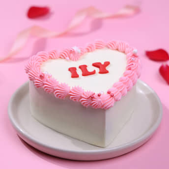 ILY Heart Bento Cake ILY Heart Bento Cake