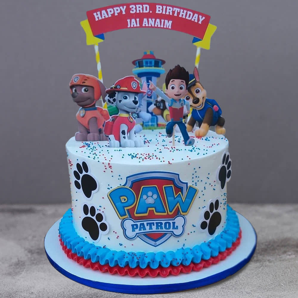 Paw Patrol Familia Theme Cake