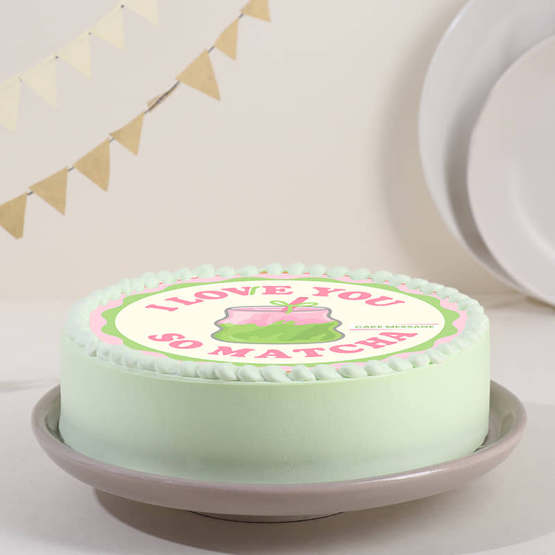 Love You So Matcha Cake