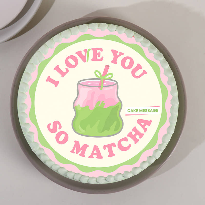 Love You So Matcha Cake