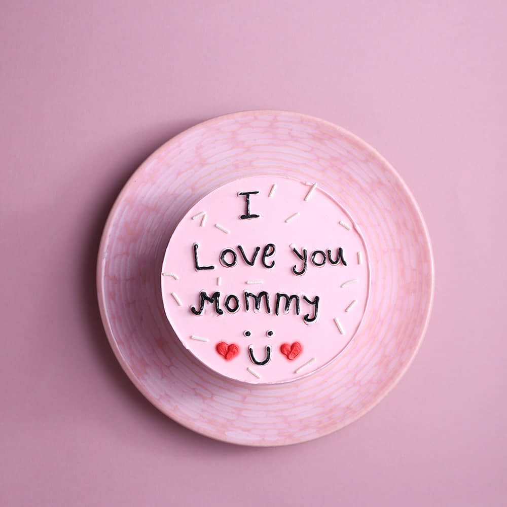 Top View of Mommy Love Bento Cake