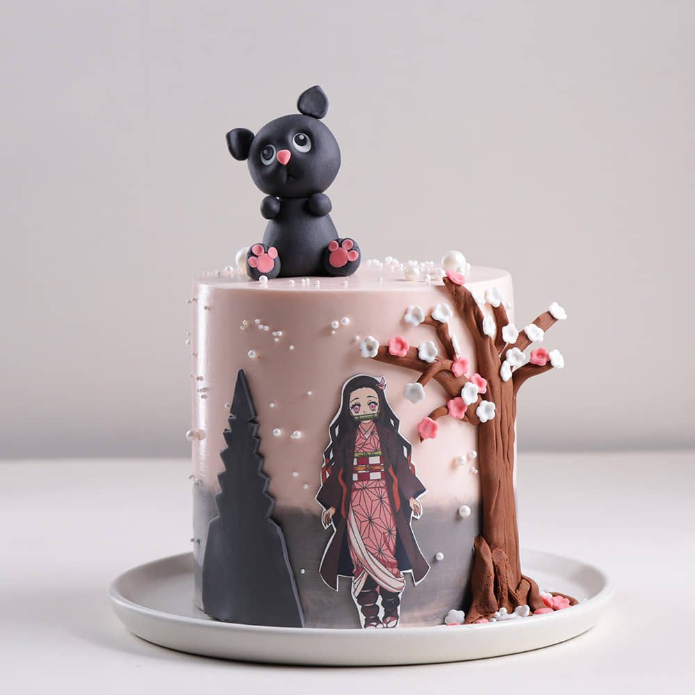 Nezuko Chan Demon Slayer Cake Online