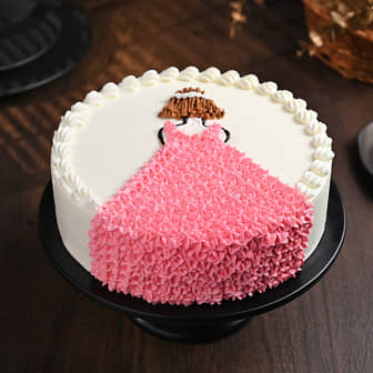 Princess In Pink Gown Theme Cake Princess In Pink Gown Theme Cake