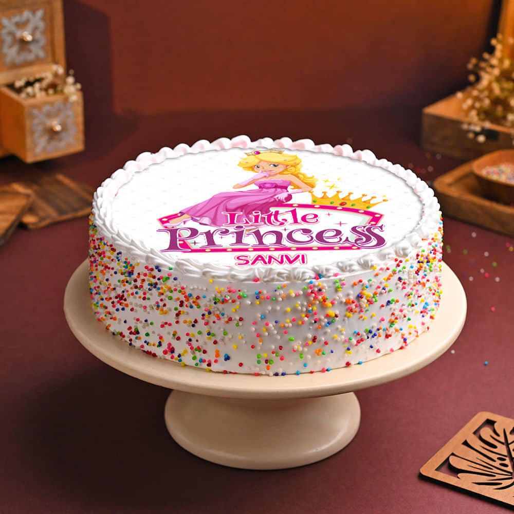 Princess Magic Cake Side View of Princess Magic Cake