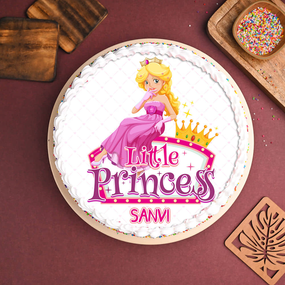 Princess Magic Cake Top View of Princess Magic Cake