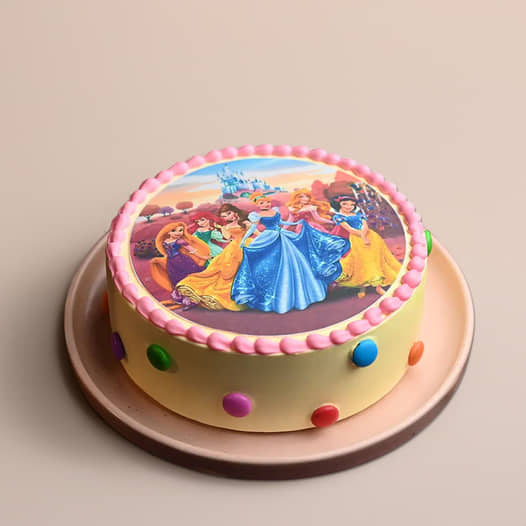 Royal Princesses Theme Cake Royal Princesses Theme Cake