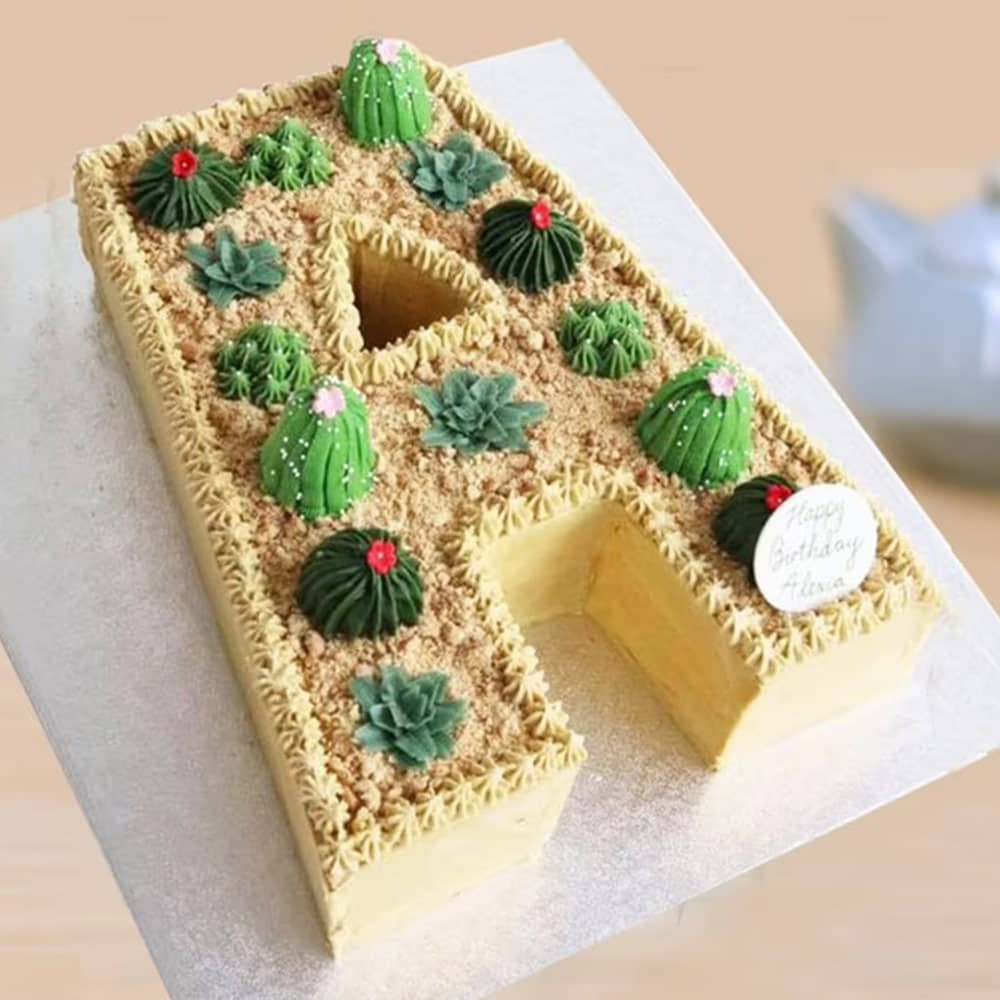 Alphabet A Cake