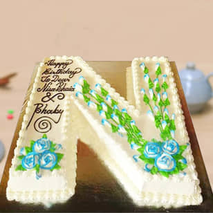 Alphabet N Cake