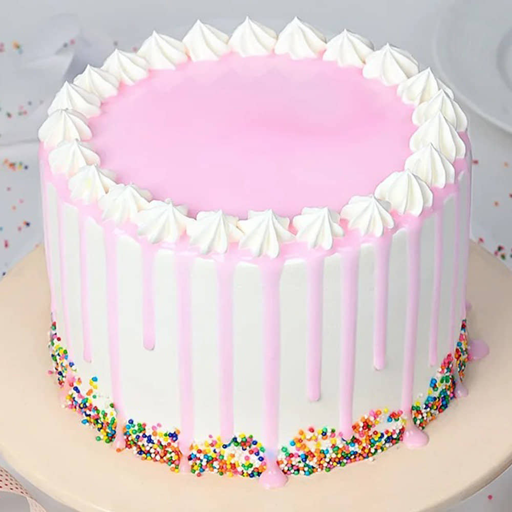 Chocolate Gems Pinata Cake