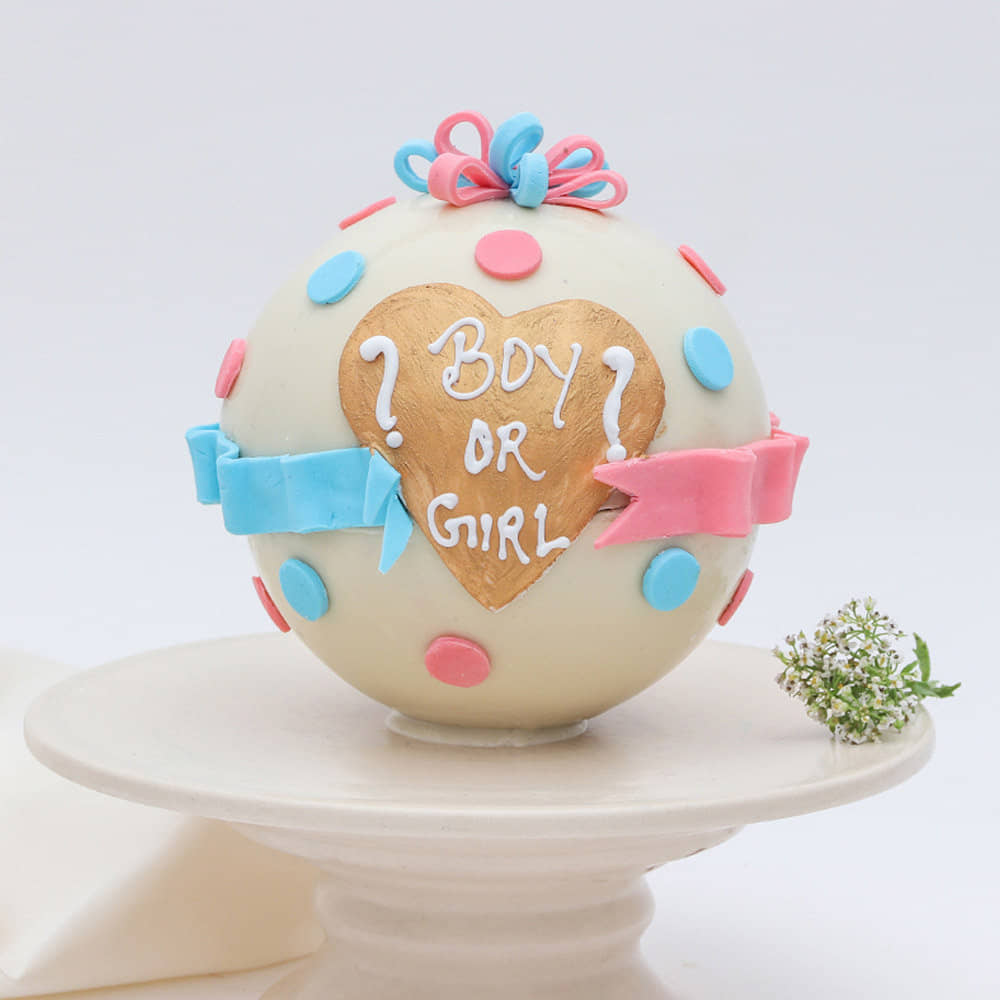 Baby Shower Chocolate Truffle Pinata Cake