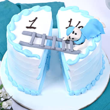 Half to First Half Pineaaple Cake
