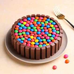 Kitkat Cake N Gems Cake