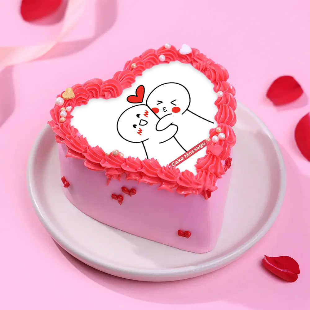 Sweet Hug Bento Cake Front View of Sweet Hug Bento Cake