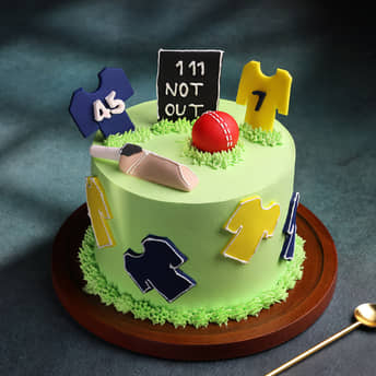 Cricket Fever Theme Cake Cricket Theme Cake For Birthday