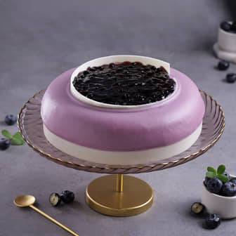 Zesty Vanilla Blueberry Cake